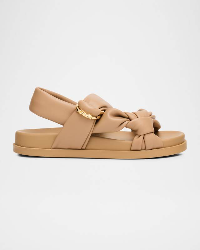 Fendi Feel Leather Sandals